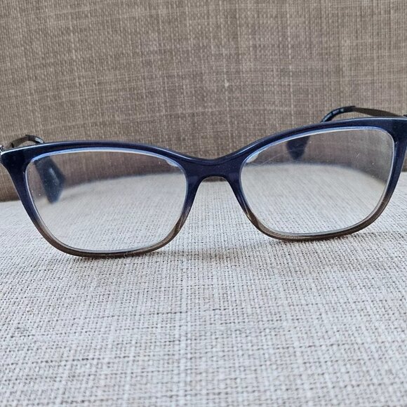 Coach Women Eyeglasses Frame Denim Taupe Glitter Gradient 54[]15 135 Glasses - Picture 3 of 12